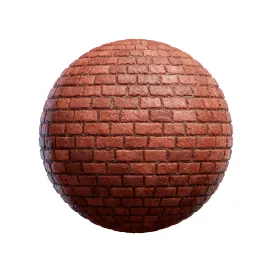Old red brick wall 4